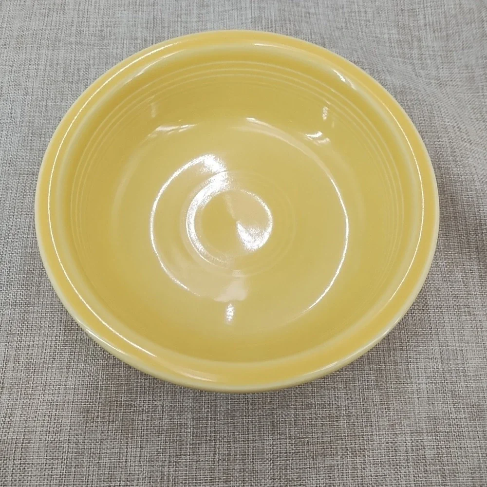 Fiesta Sunflower Classic Rim Dinner Plate & Cereal Bowl Set Ex Cond Retired
